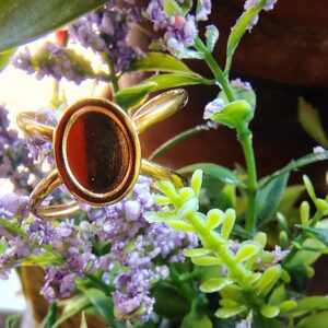 Halo Gold Color Stainless Steel ✨
